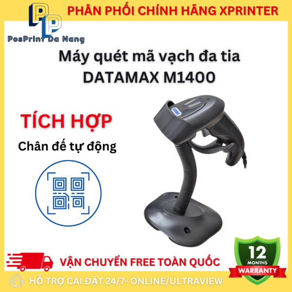 Máy quét mã vạch đa tia DATAMAX M1400 quét 1D, 2D có dây - Hình ảnh 3