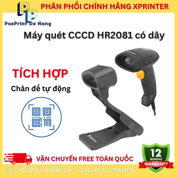 Máy quét mã vạch CCCD, 2D Newland HR2081 có dây - Hình ảnh 3